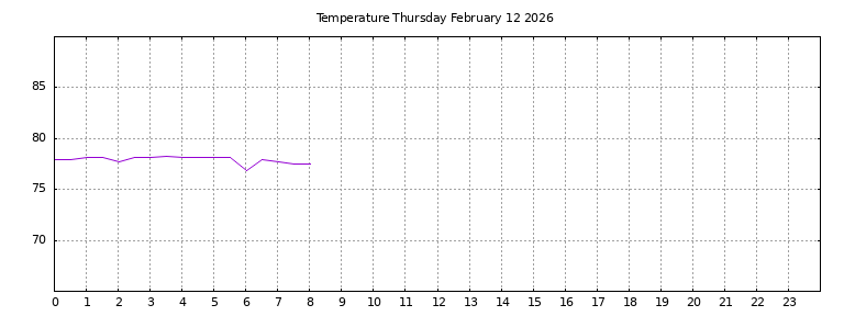 [Temperature today graph]