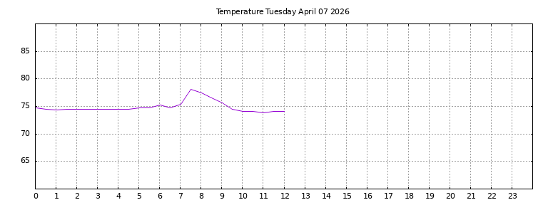[Temperature today graph]