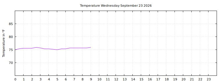 [Temperature today graph]