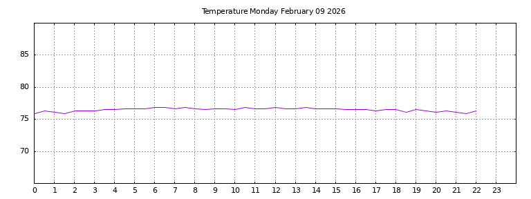 [Temperature today graph]