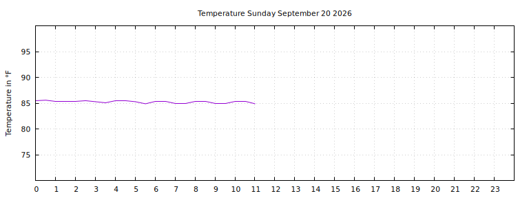 [Temperature today graph]